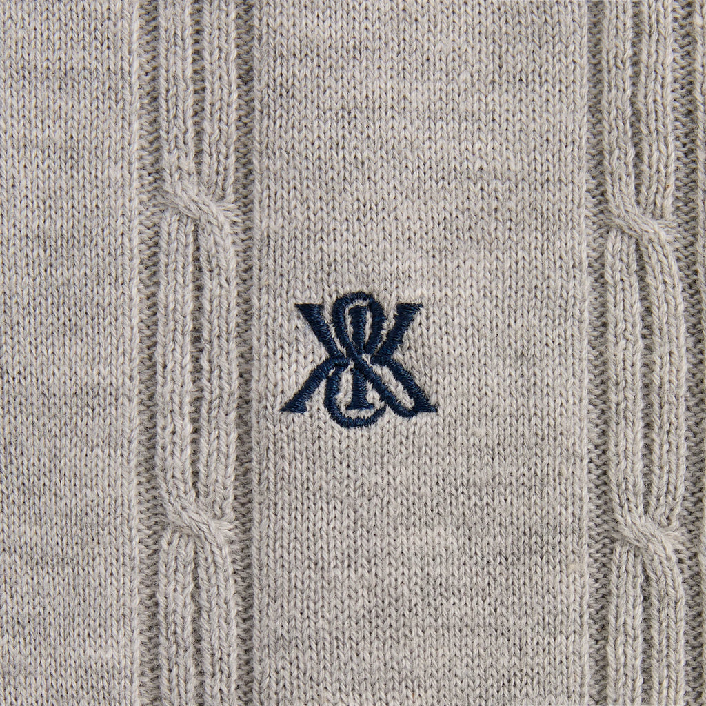 Kith Tilden Polo - Light Heather Grey