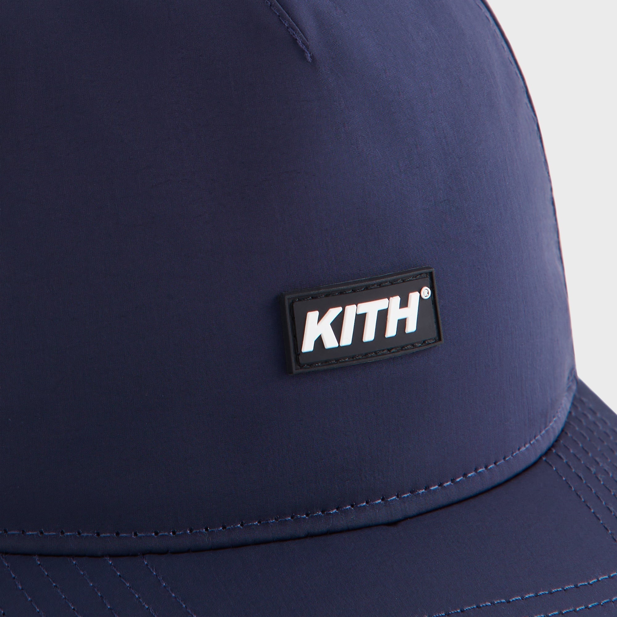 Kith Wrinkle Nylon Bay Low Pinch Crown Snapback - Nocturnal