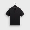 Kith Basket Weave Tilden Polo - Black