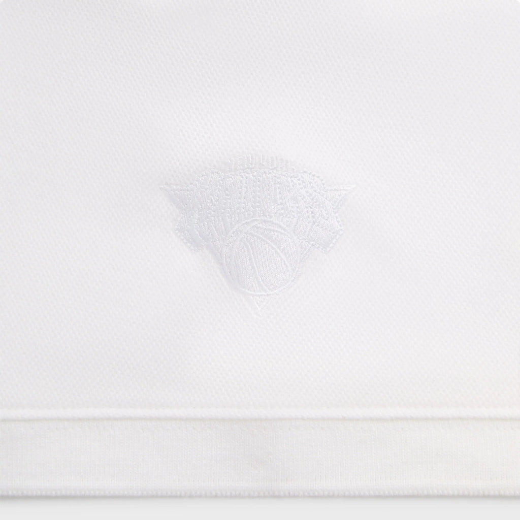 Kith for the New York Knicks Playoffs Ainslie Pique Polo - White