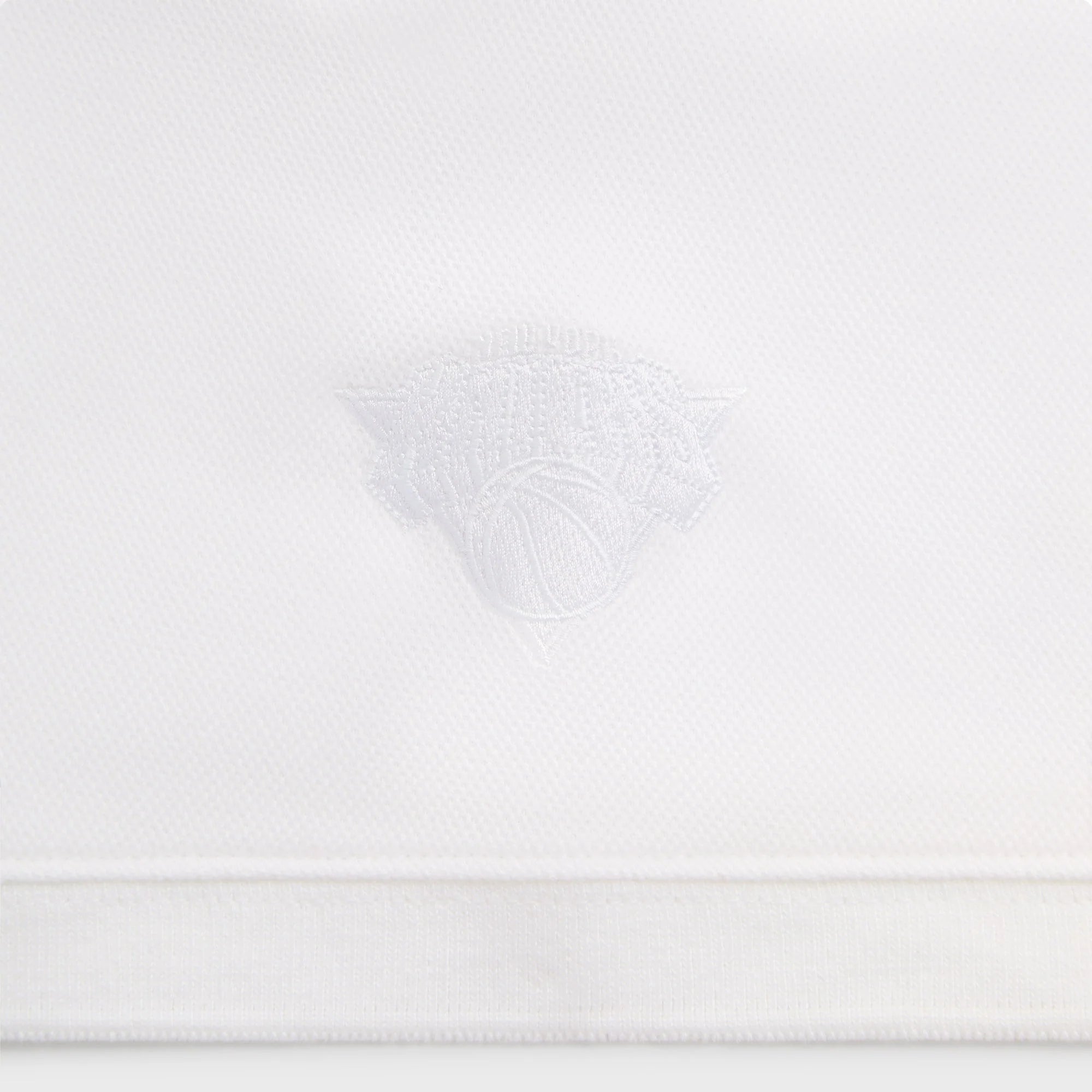Kith for the New York Knicks Playoffs Ainslie Pique Polo - White