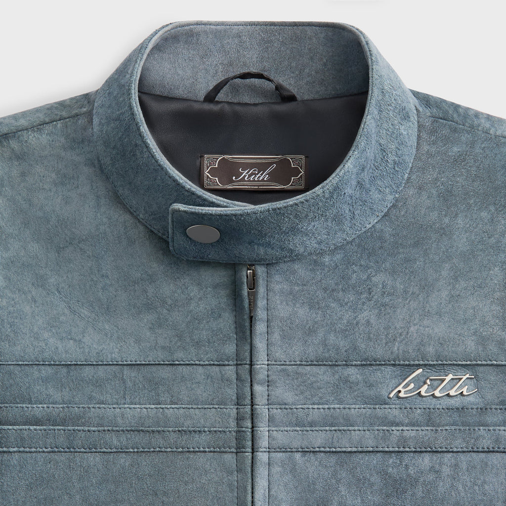 Kith Washed Suede Rossi Moto Jacket - Torpedo