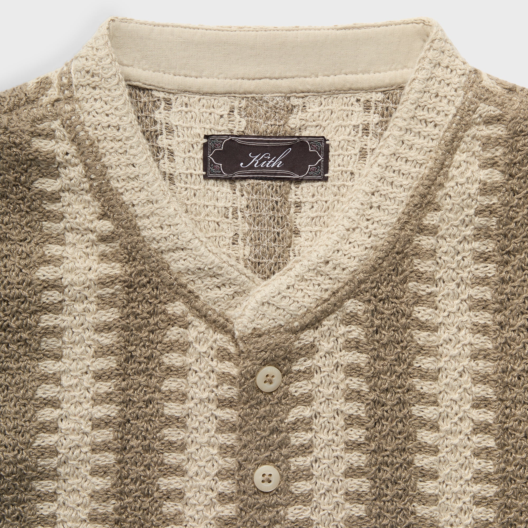 Kith Geo Crochet Warner Pullover - Veil