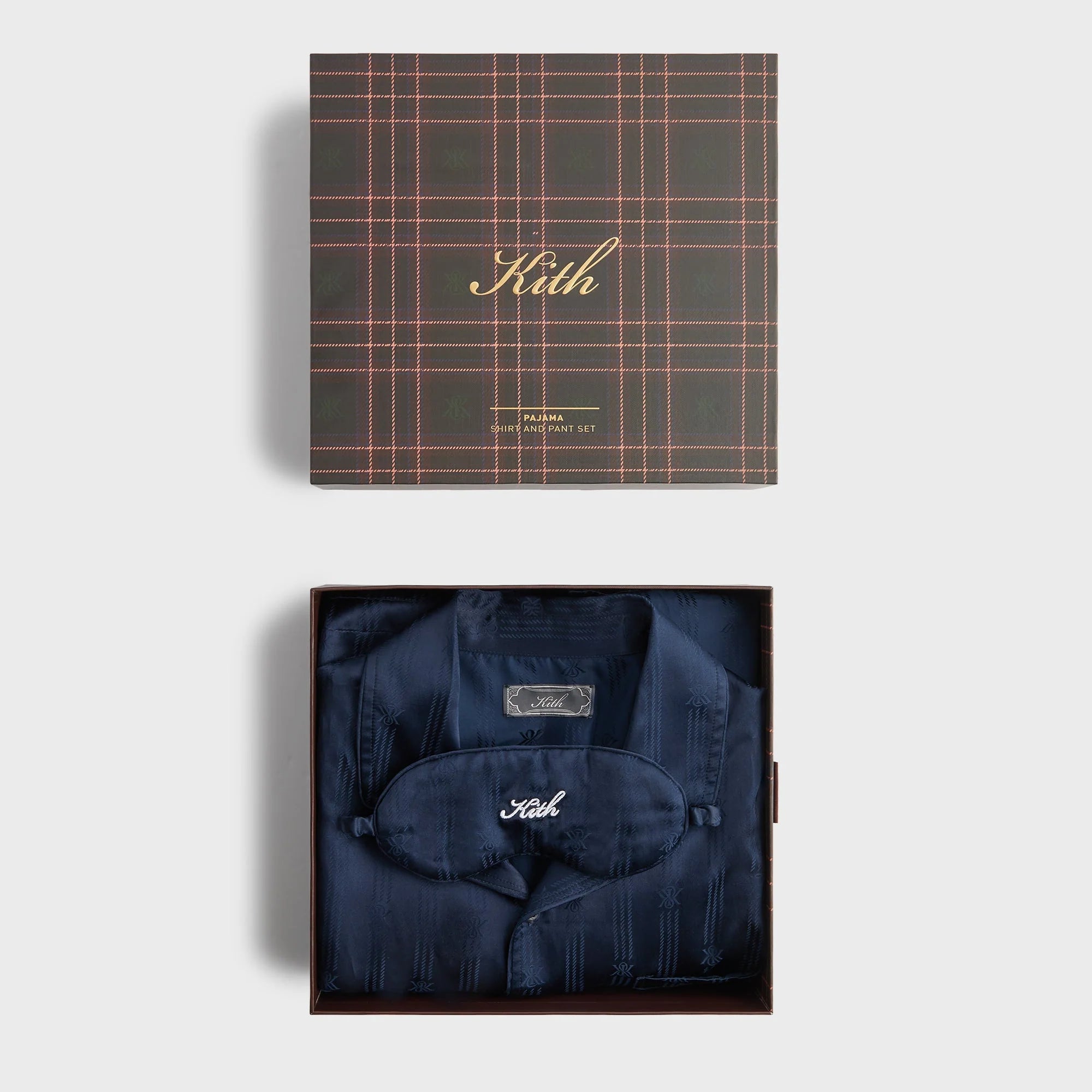 Kith Crest Monogram Pajama Set - Nocturnal