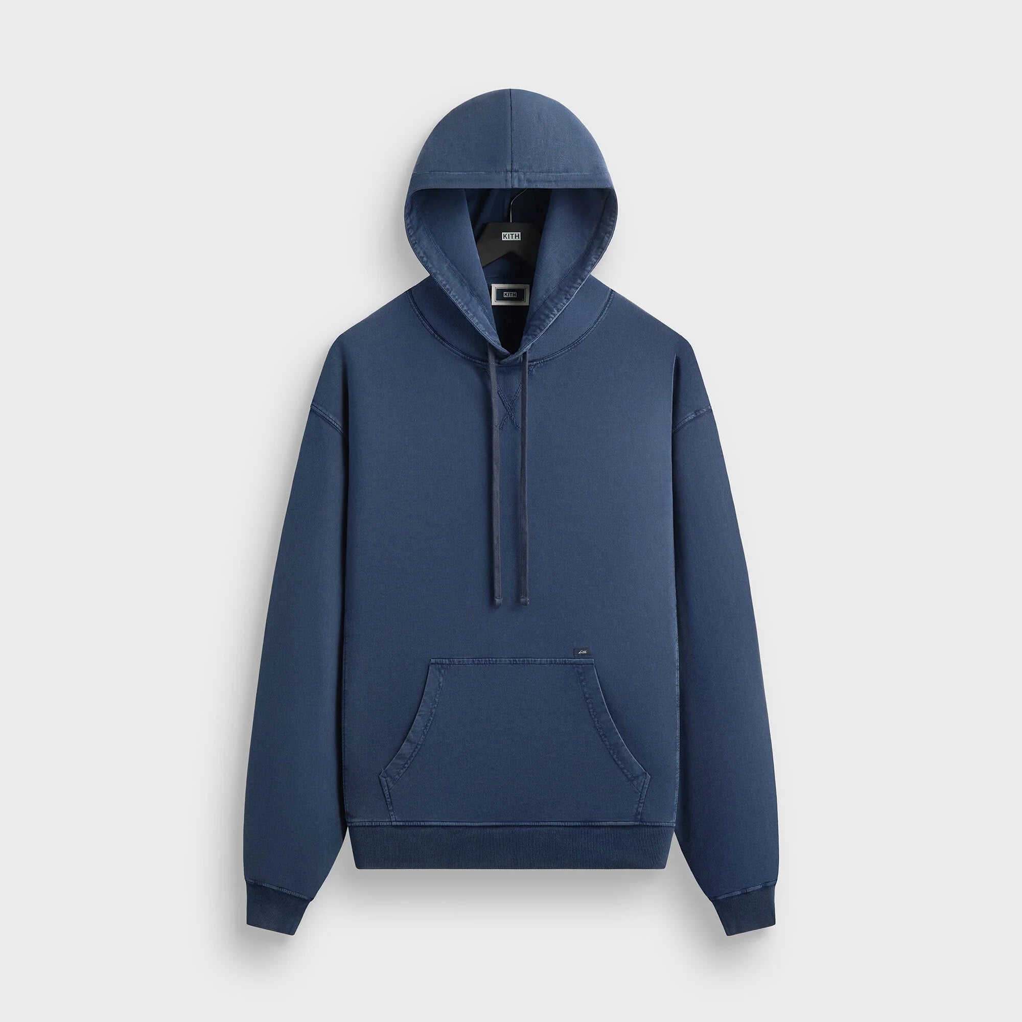 Kith Indigo Micro Fleece Williams III Hoodie - Dark Indigo