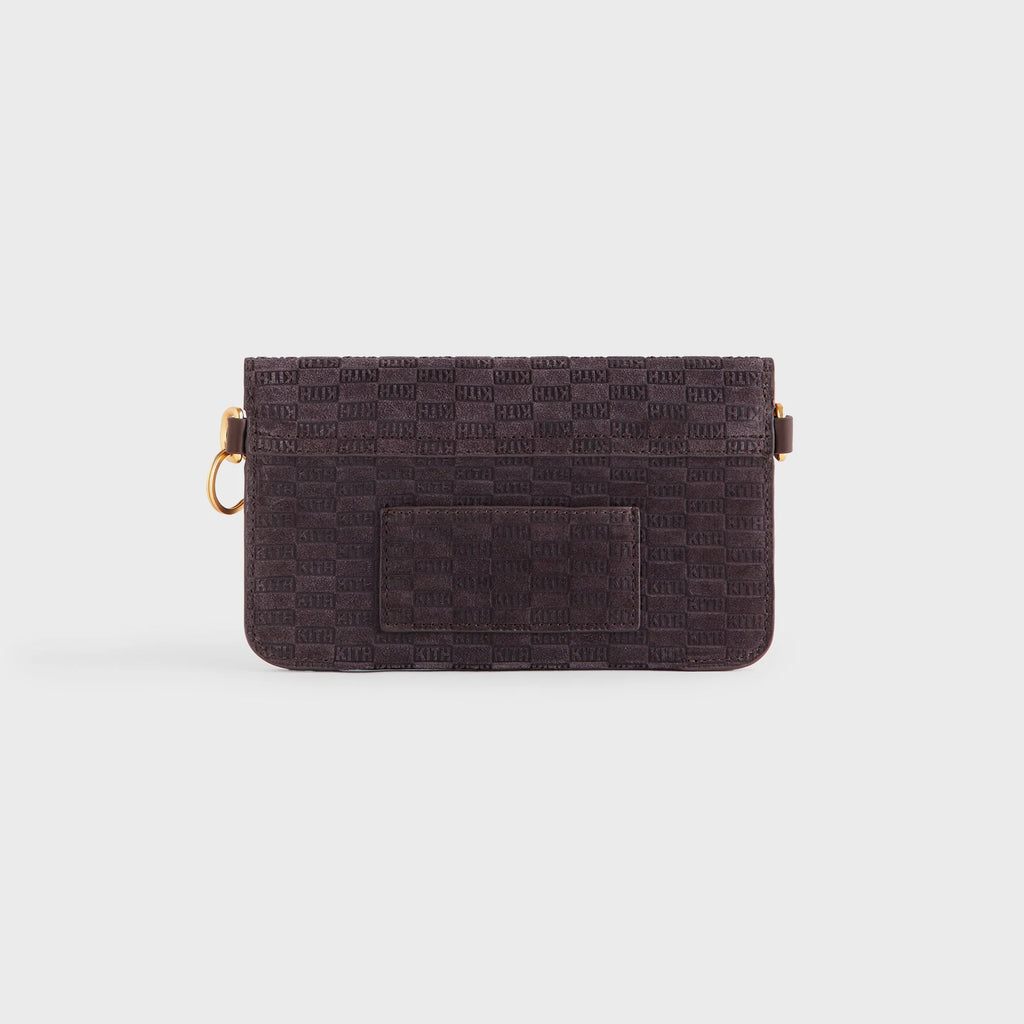 Kith Monogram Suede Envelope K20 Bag - Incognito