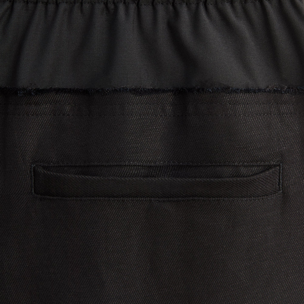 &Kin Linen Viscose Twill Emil Pant - Black