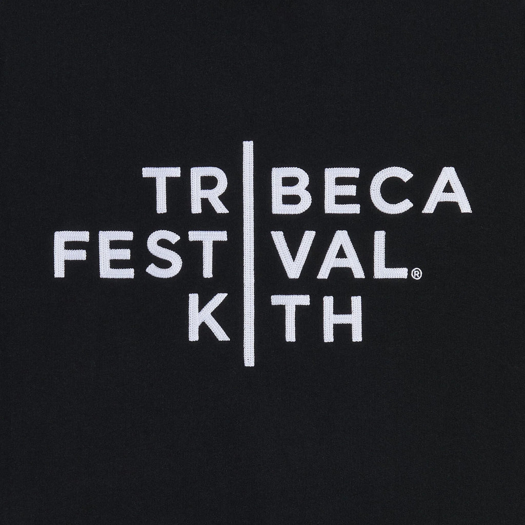 Kith for Tribeca Festival Logo Lockup Nelson Crewneck - Black