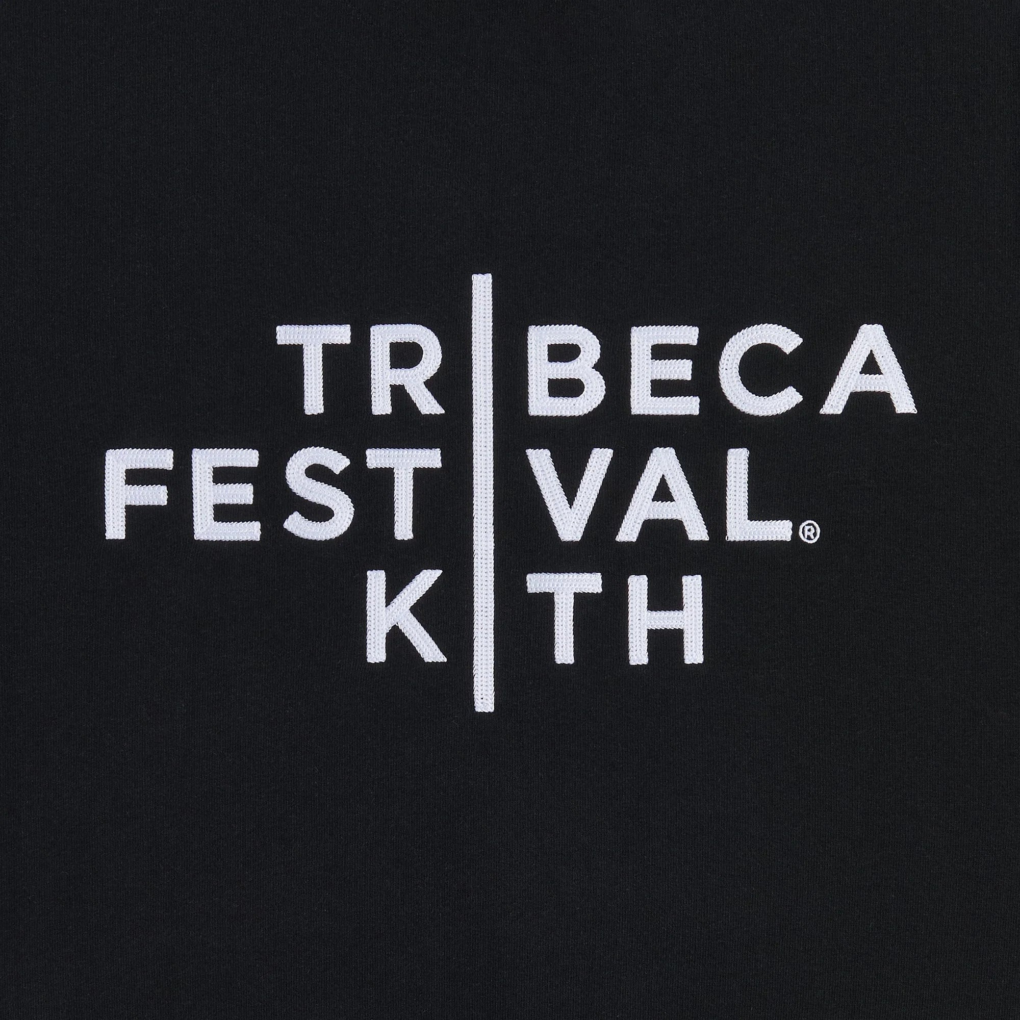 Kith for Tribeca Festival Logo Lockup Nelson Crewneck - Black