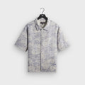 Kith Heathered Paisley Torin Shirt - Light Indigo
