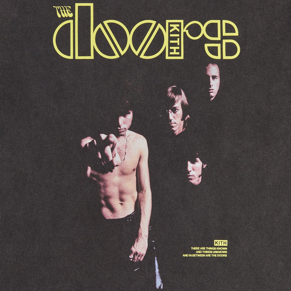 Kith Records for The Doors Self Titled Vintage Alex Tee - Black