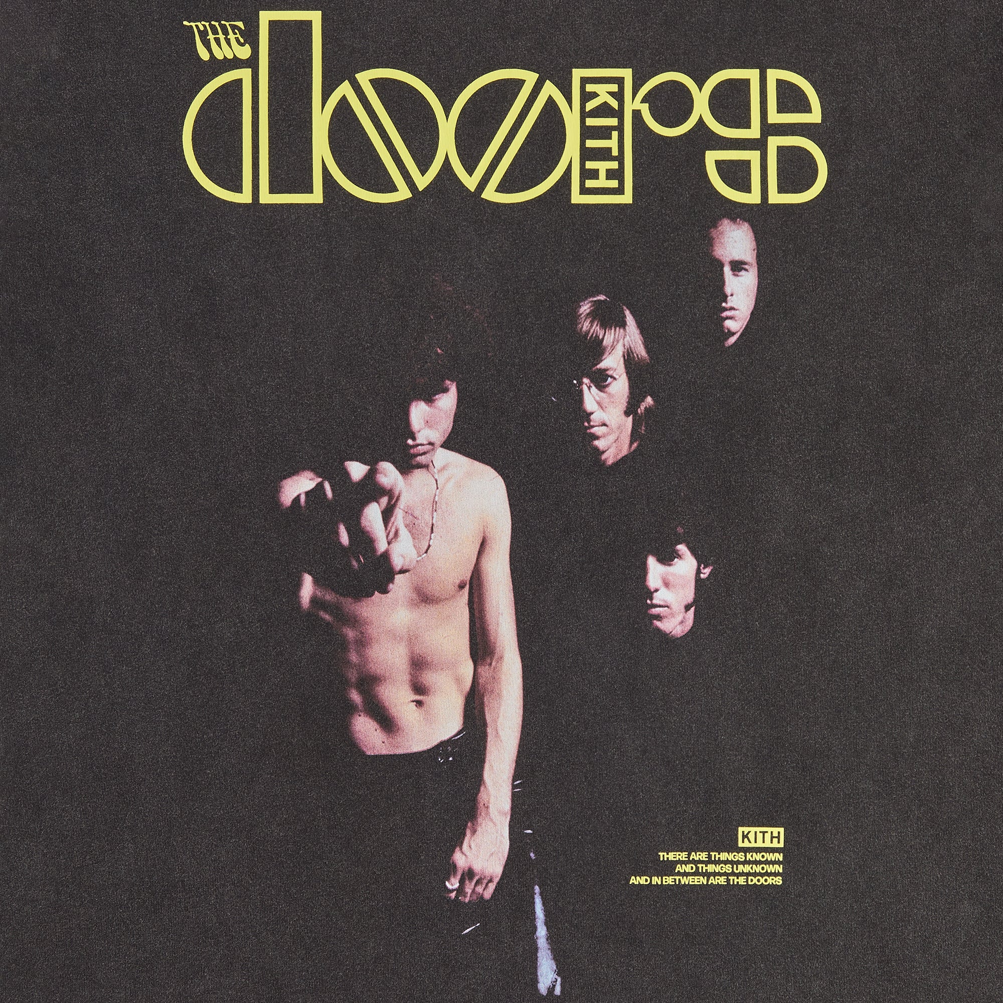 Kith Records for The Doors Self Titled Vintage Alex Tee - Black