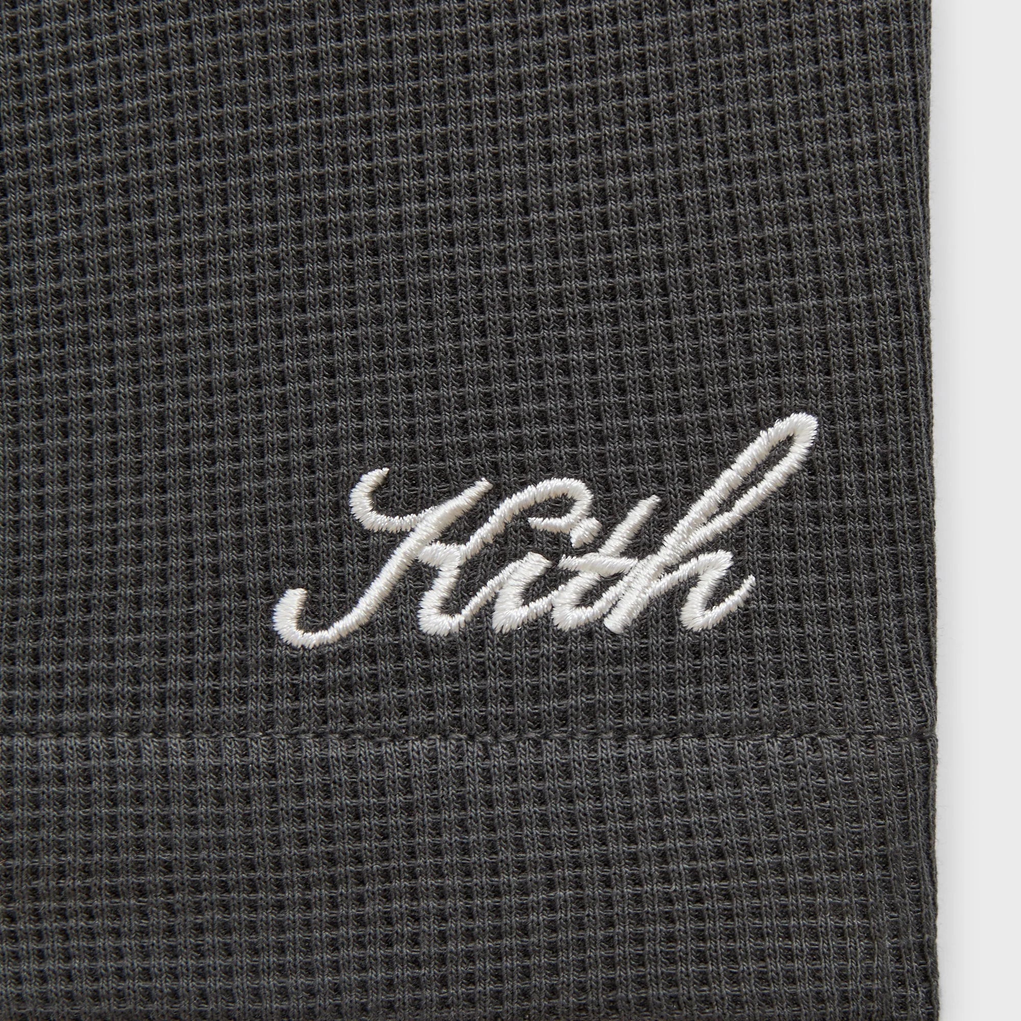 Kith Micro Waffle Graham Short - Carbon
