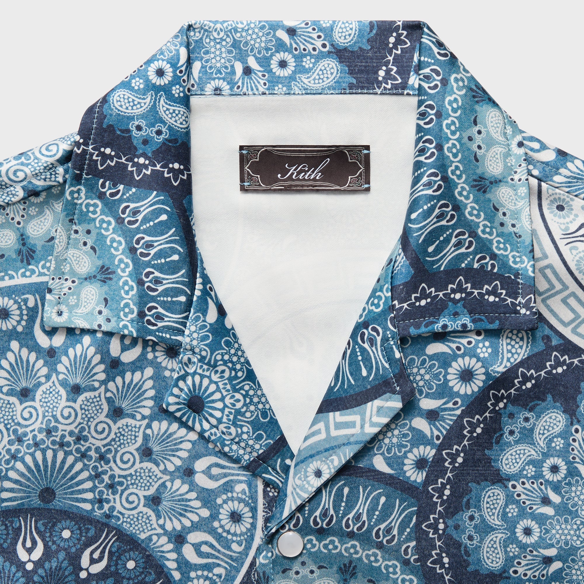 Kith Mosaic Mandala Thompson Camp Collar Shirt - Novel