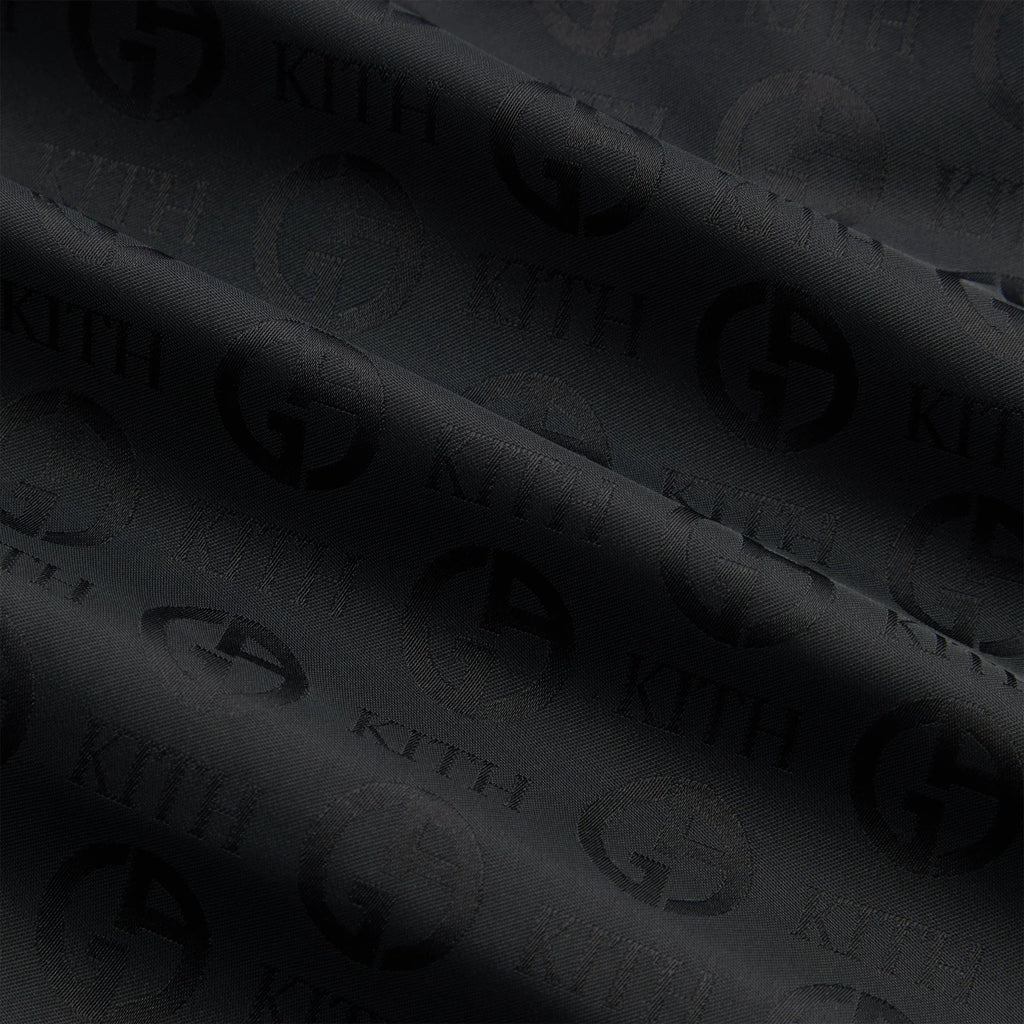 Giorgio Armani & Kith Jacquard Collins Swim Short - Black