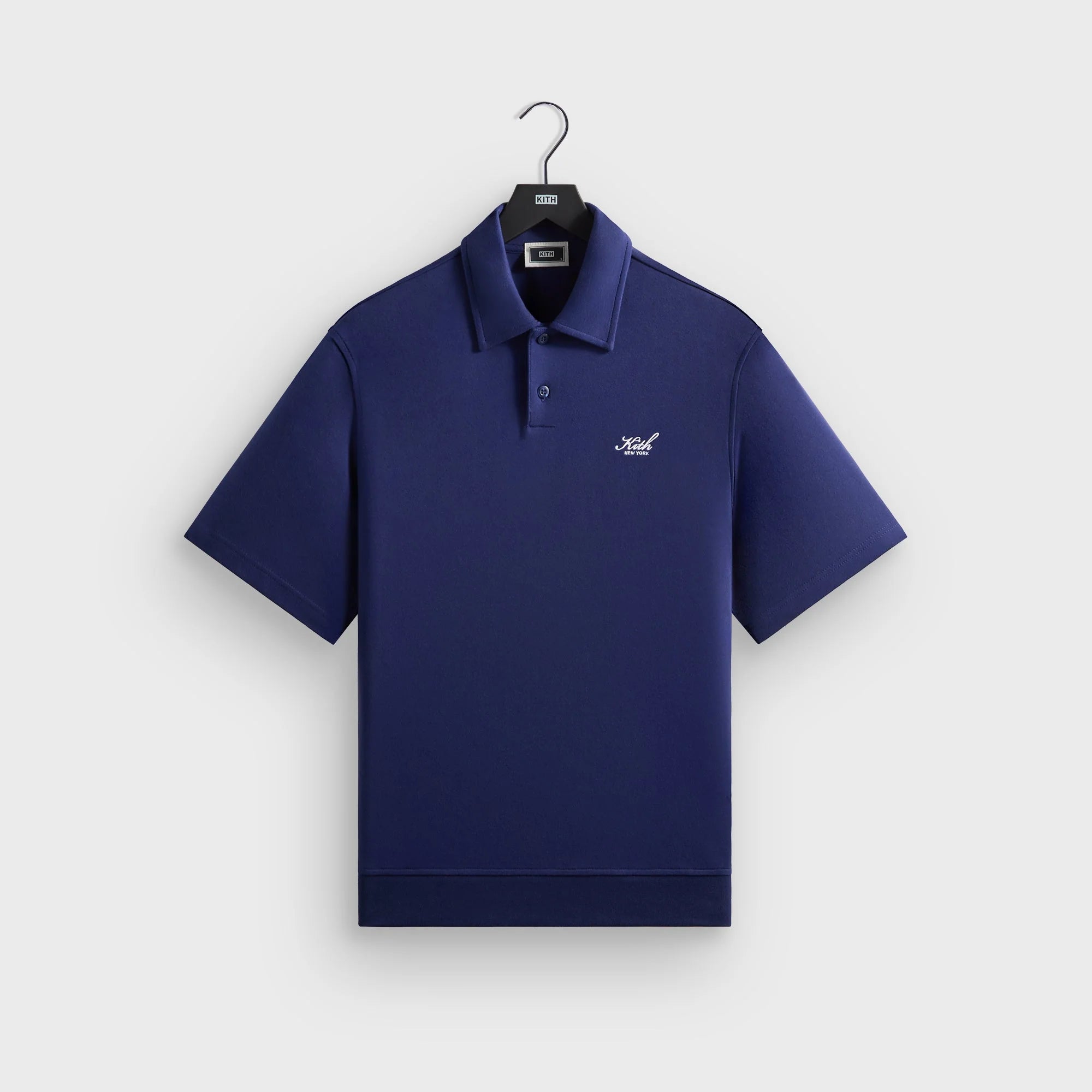 Kith Interlock Graham Polo - Deep Royal