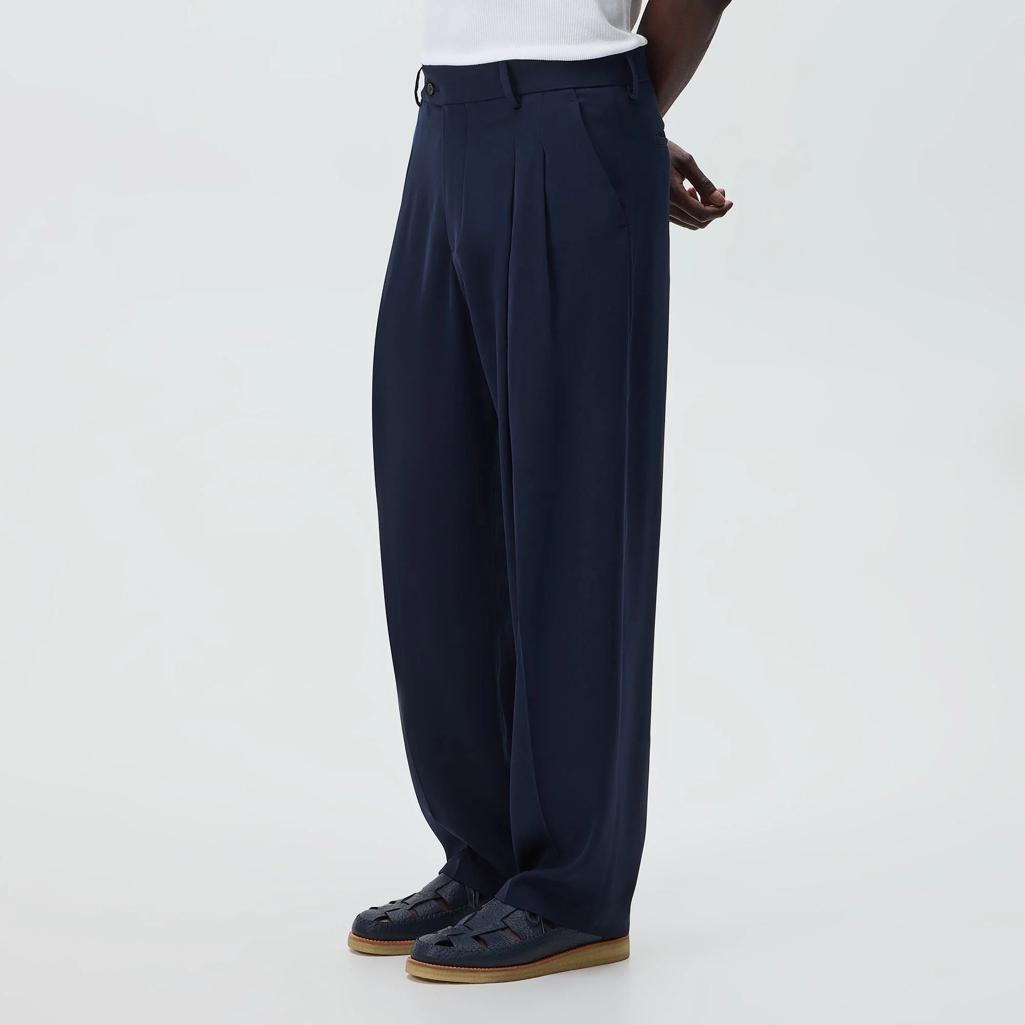 Kith Kylan Pleated Trouser - Nocturnal