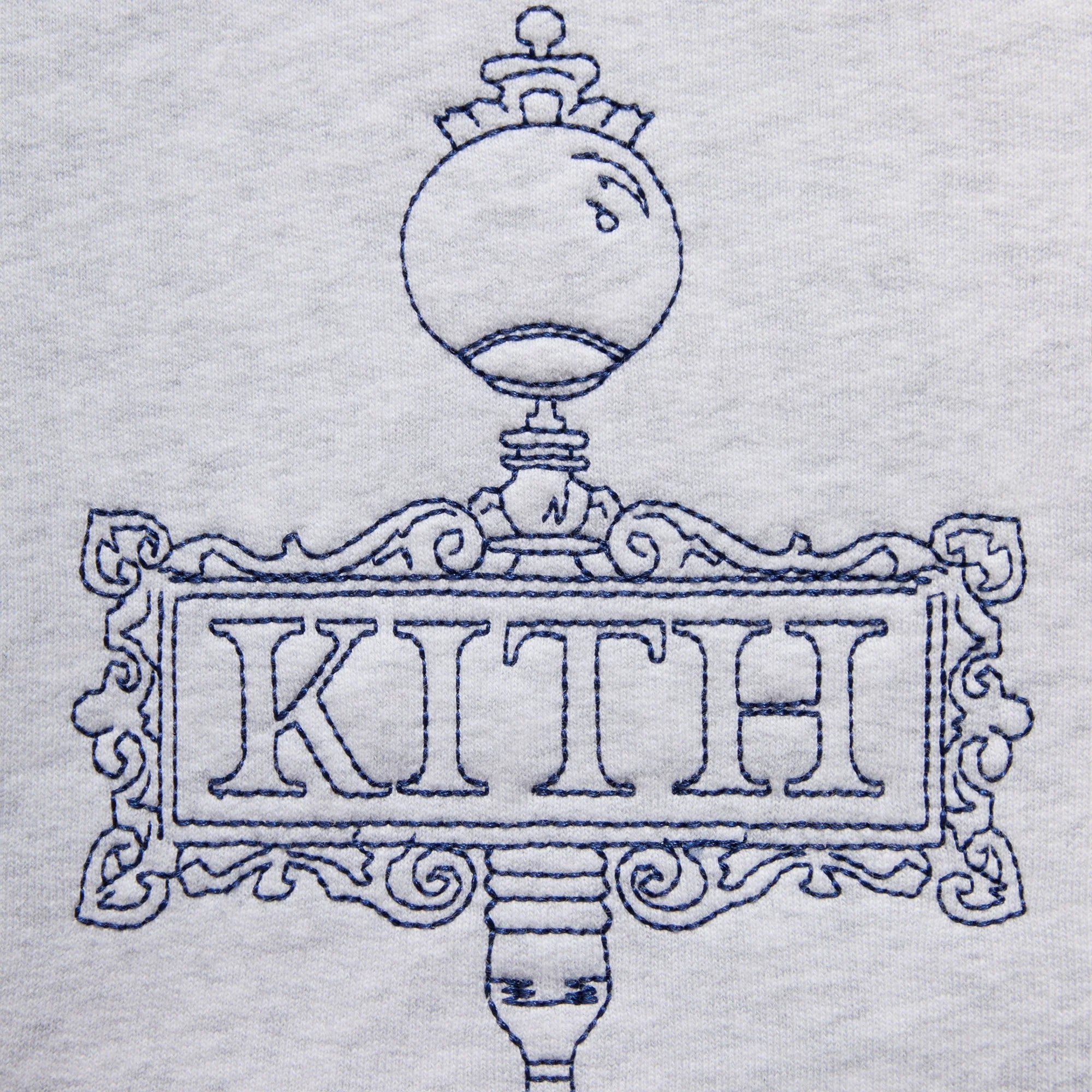 Kith New York To The World Curtis Short - Light Heather Grey