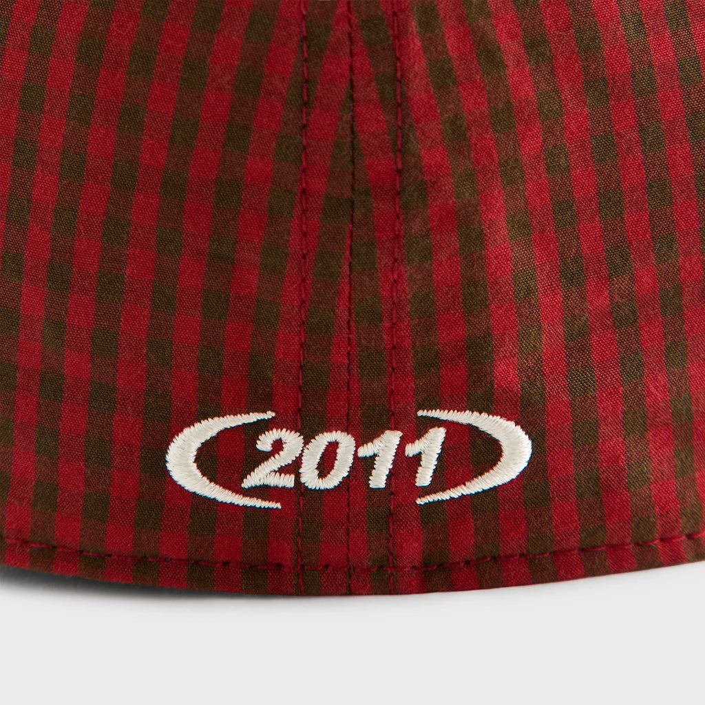 Kith & '47 for New Balance Classic Gingham Poplin Franchise LS Cap - Biking Red