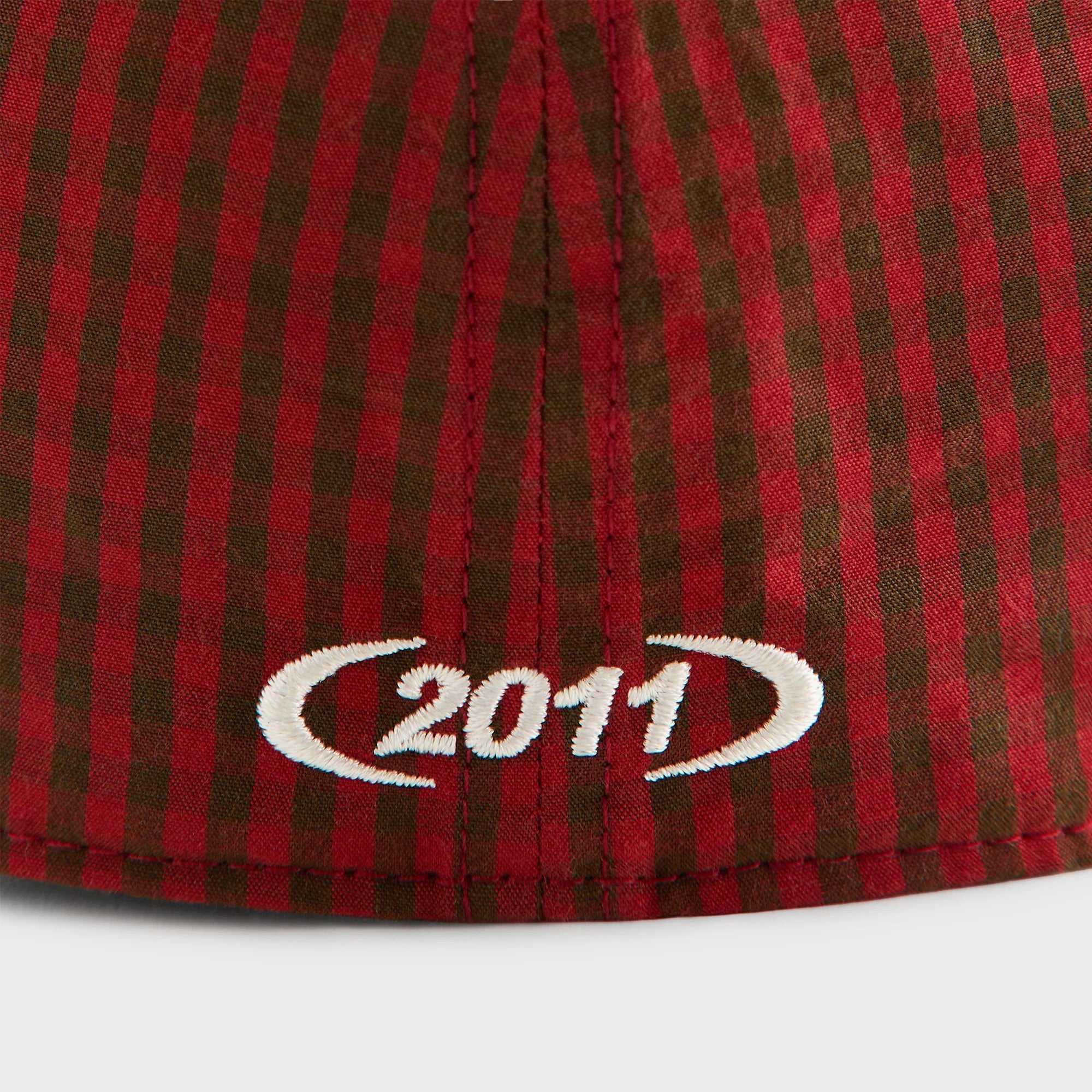 Kith & '47 for New Balance Classic Gingham Poplin Franchise LS Cap - Biking Red