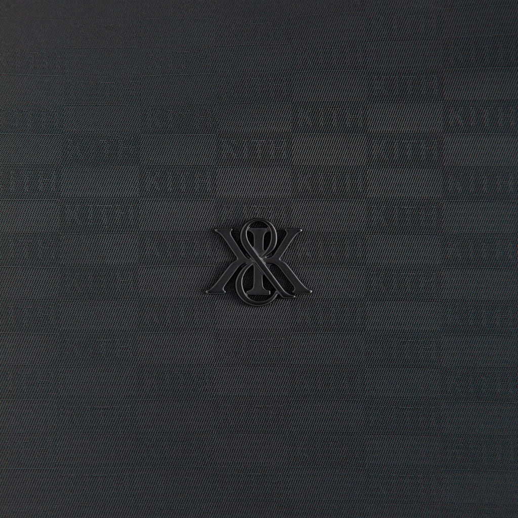 Kith Monogram Nylon Leather Duffle Bag - Black