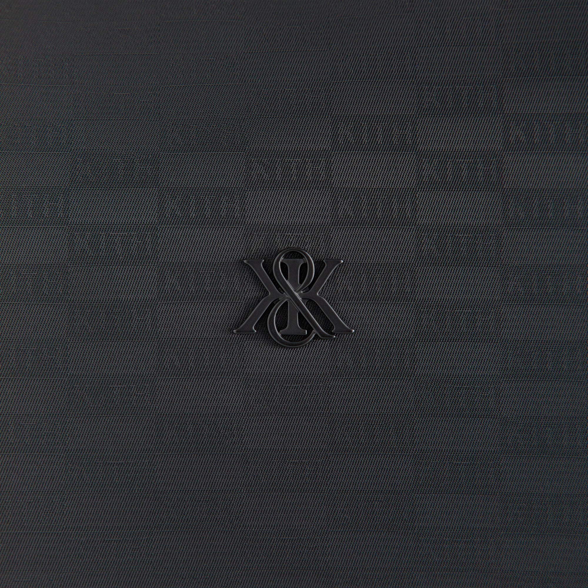 Kith Monogram Nylon Leather Duffle Bag - Black