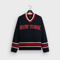 Kith for the New York Knicks Classic Beau Knit Sweater - Nocturnal