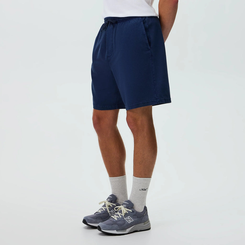 Kith Indigo Micro Fleece Curtis Short - Dark Indigo