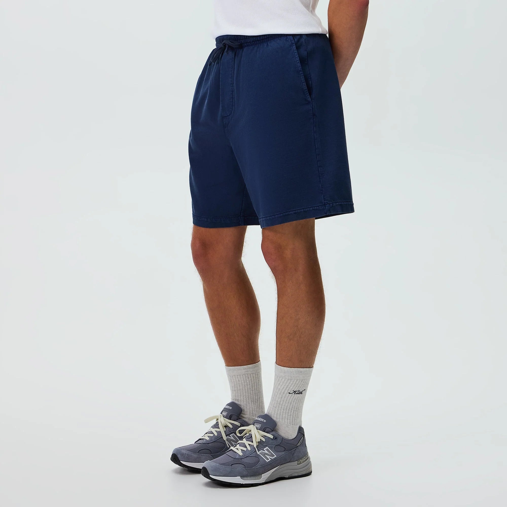 Kith Indigo Micro Fleece Curtis Short - Dark Indigo