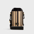 Kith Striped Raffia Drawstring Pouch - Radiant