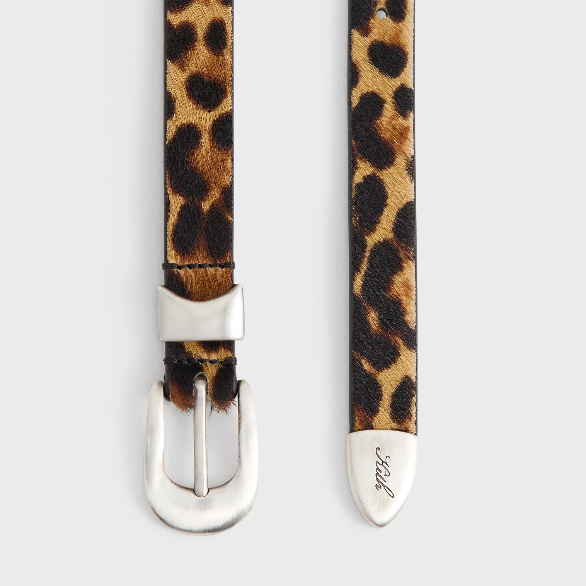 Kith Western Leopard Pony Hair Belt - Sanctuary