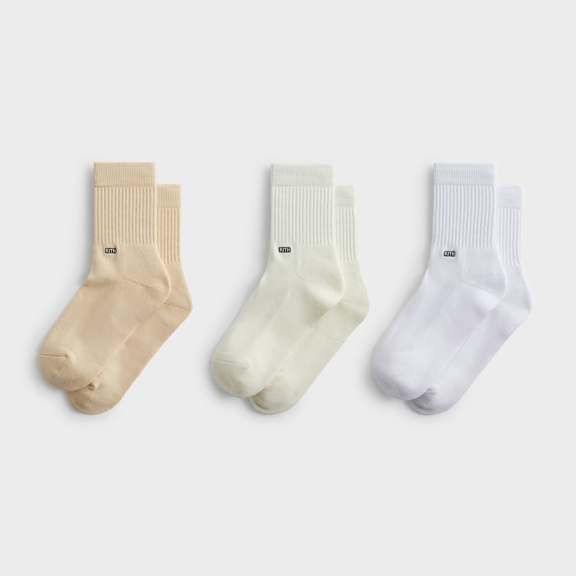 Kith Classic 3-Pack Half Crew Socks - Multi
