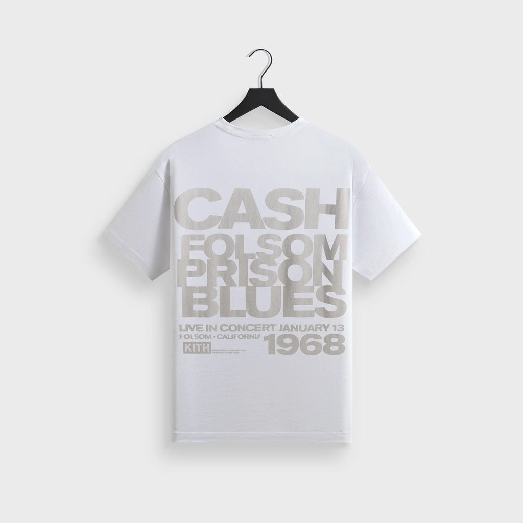 Kith Records for Johnny Cash Folsom Prison Vintage Tee - White