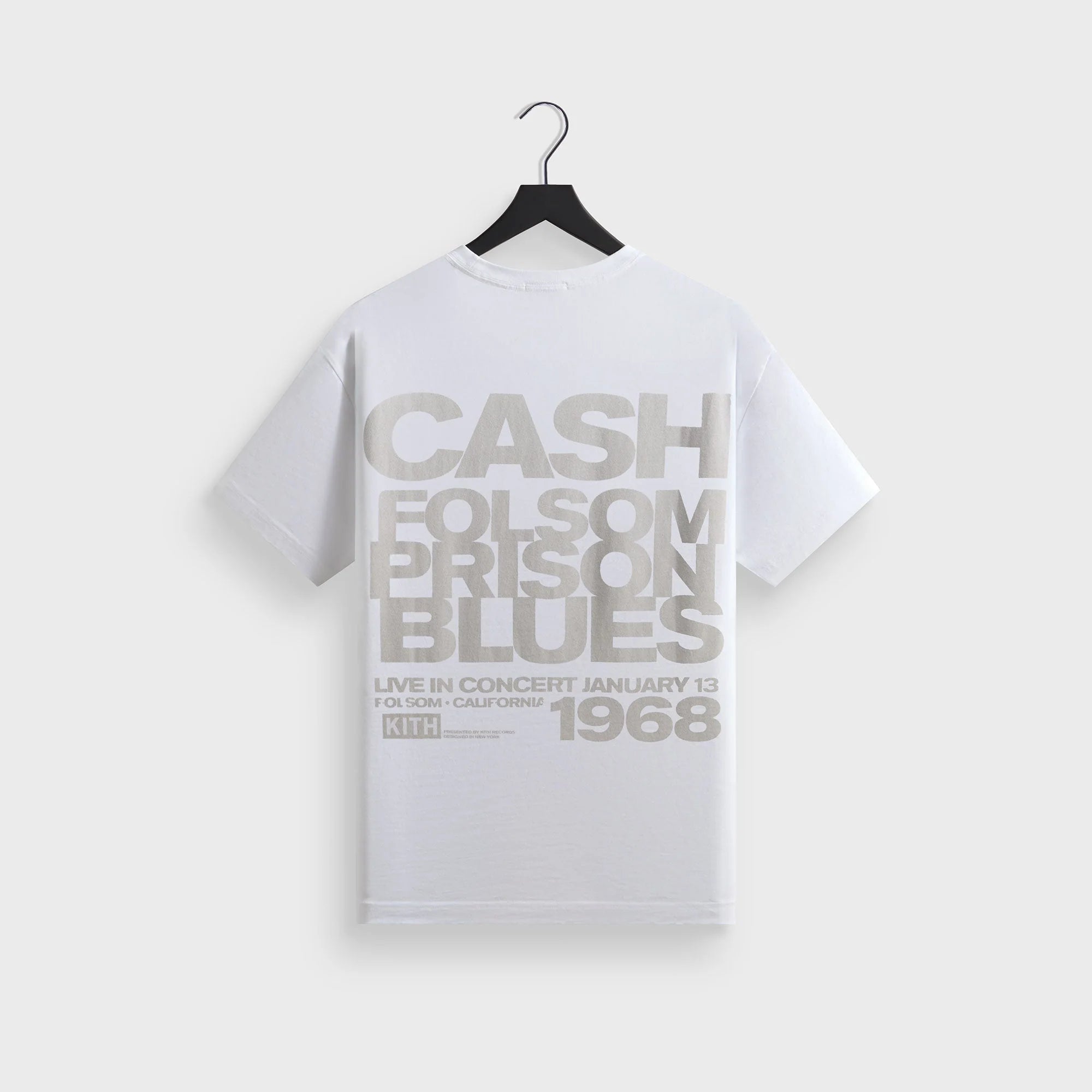 Kith Records for Johnny Cash Folsom Prison Vintage Tee - White