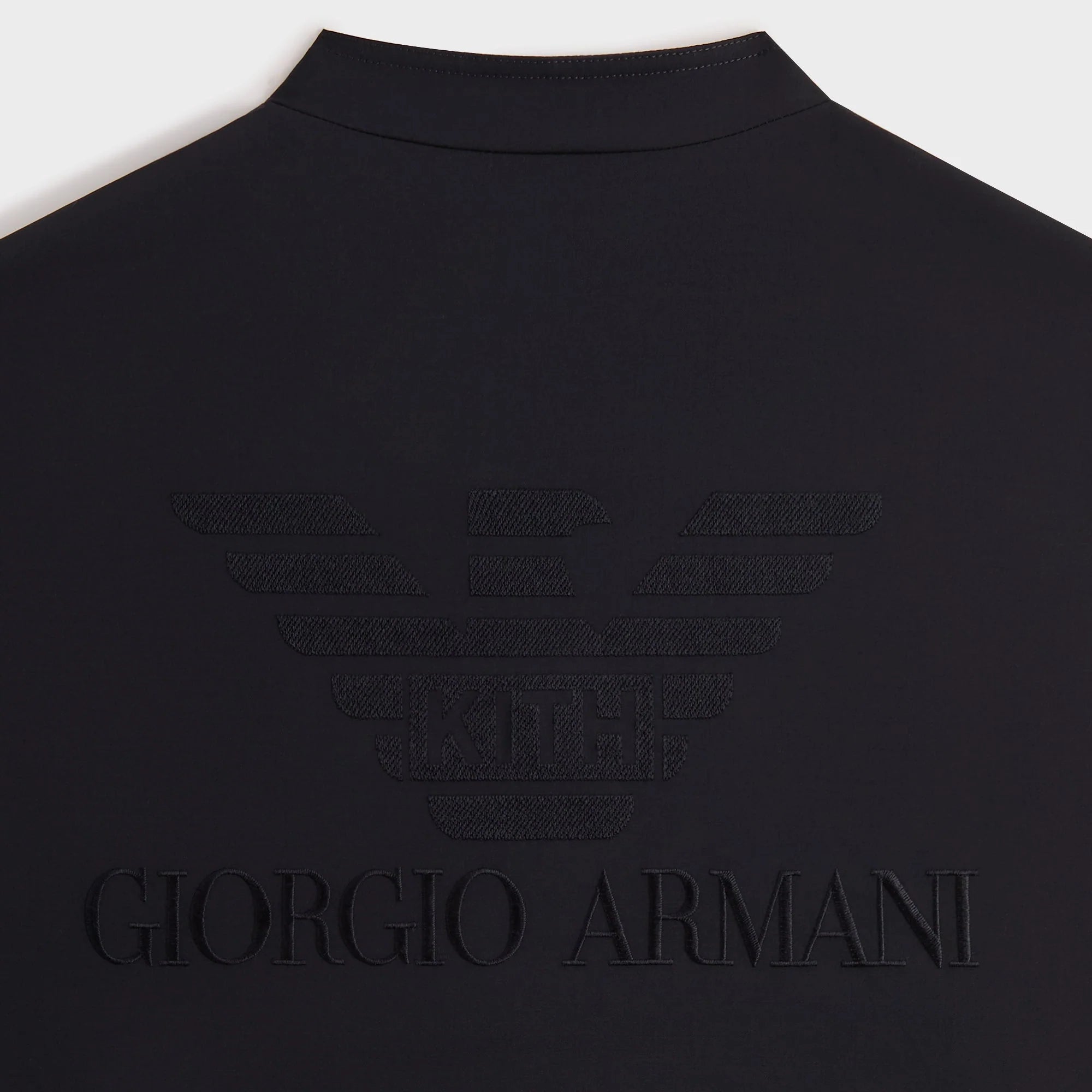 Giorgio Armani & Kith Collarless Bomber Jacket - Admiral
