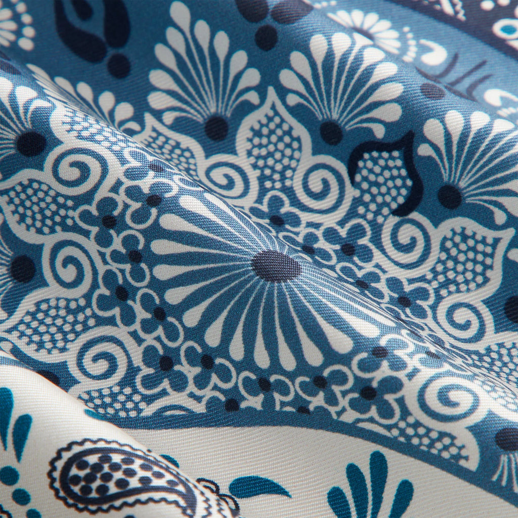 Kith Printed Mandala Silk Scarf - Novel