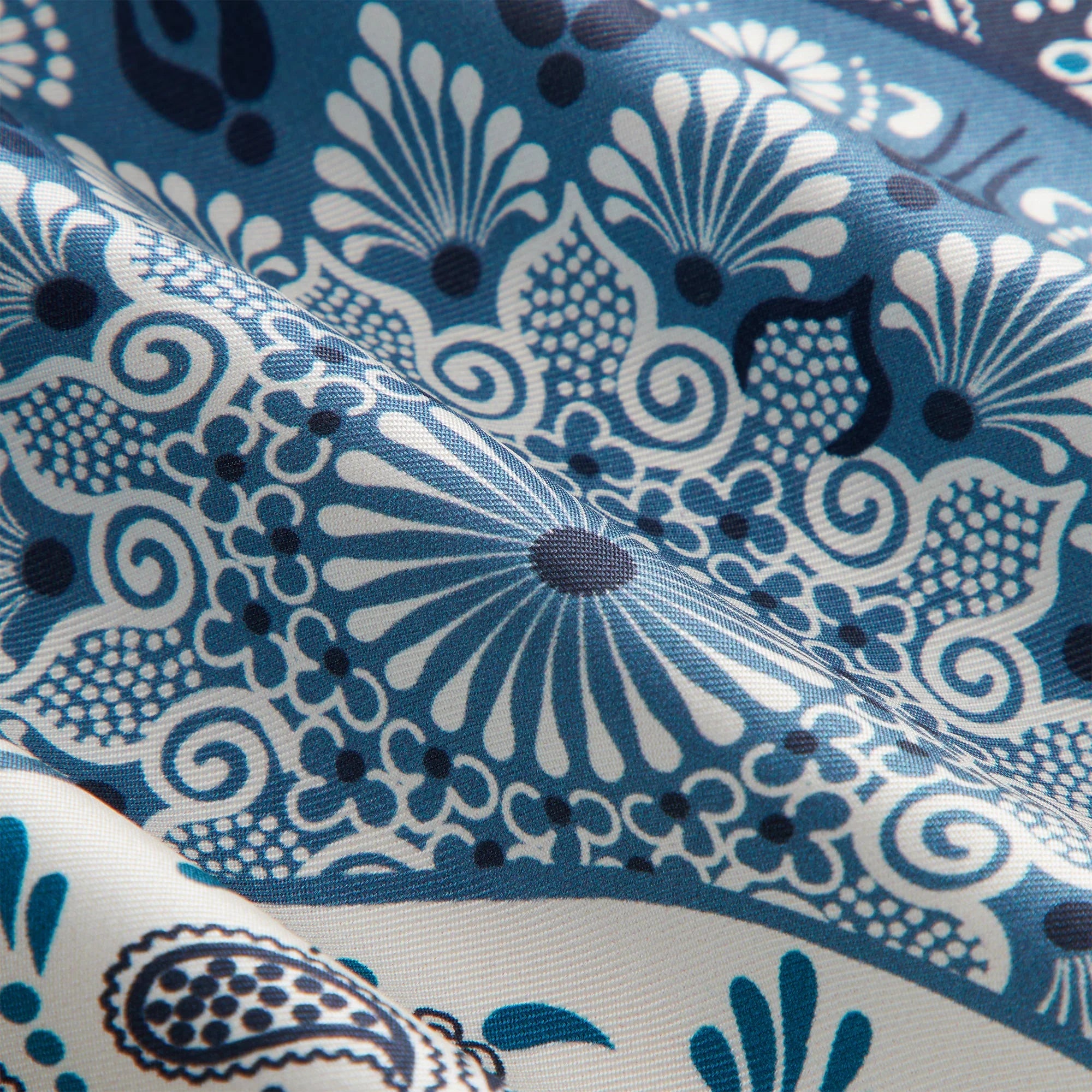 Kith Printed Mandala Silk Scarf - Novel