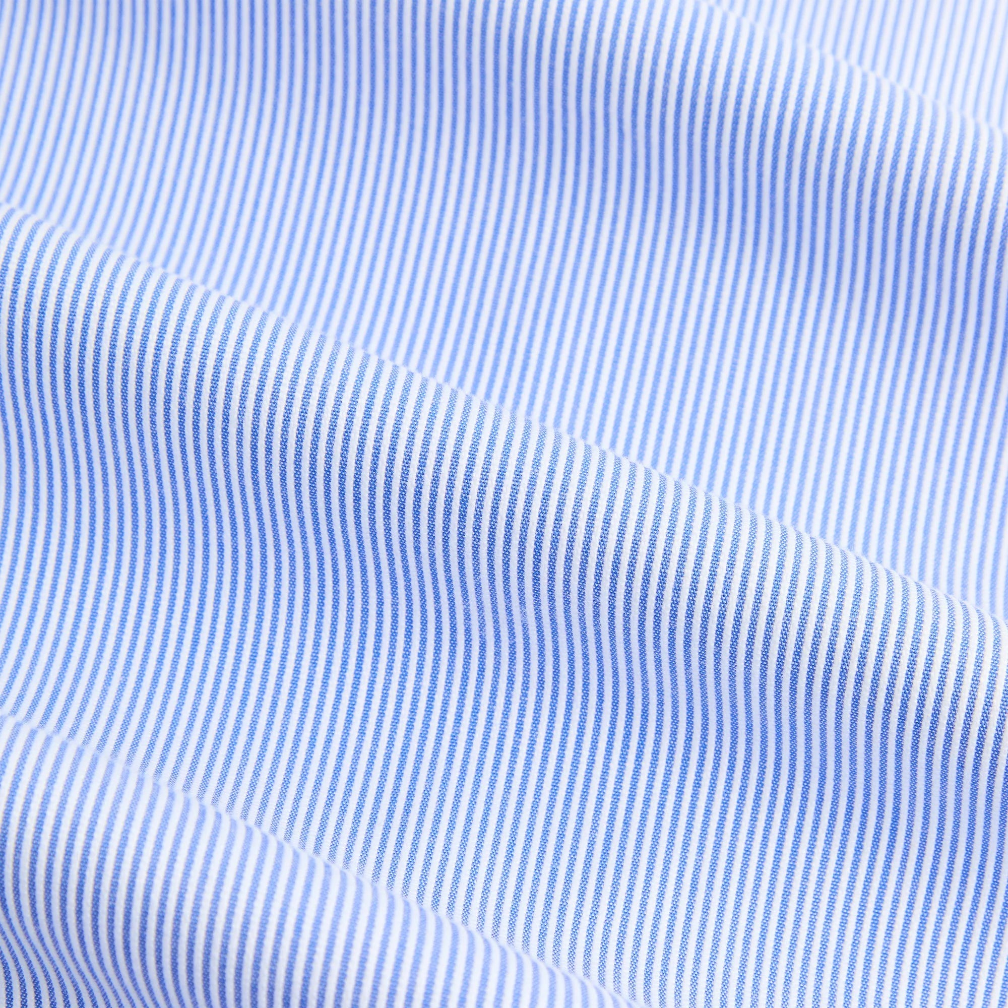 Kith Textured Microstripe Ian Popover Shirt - Marina