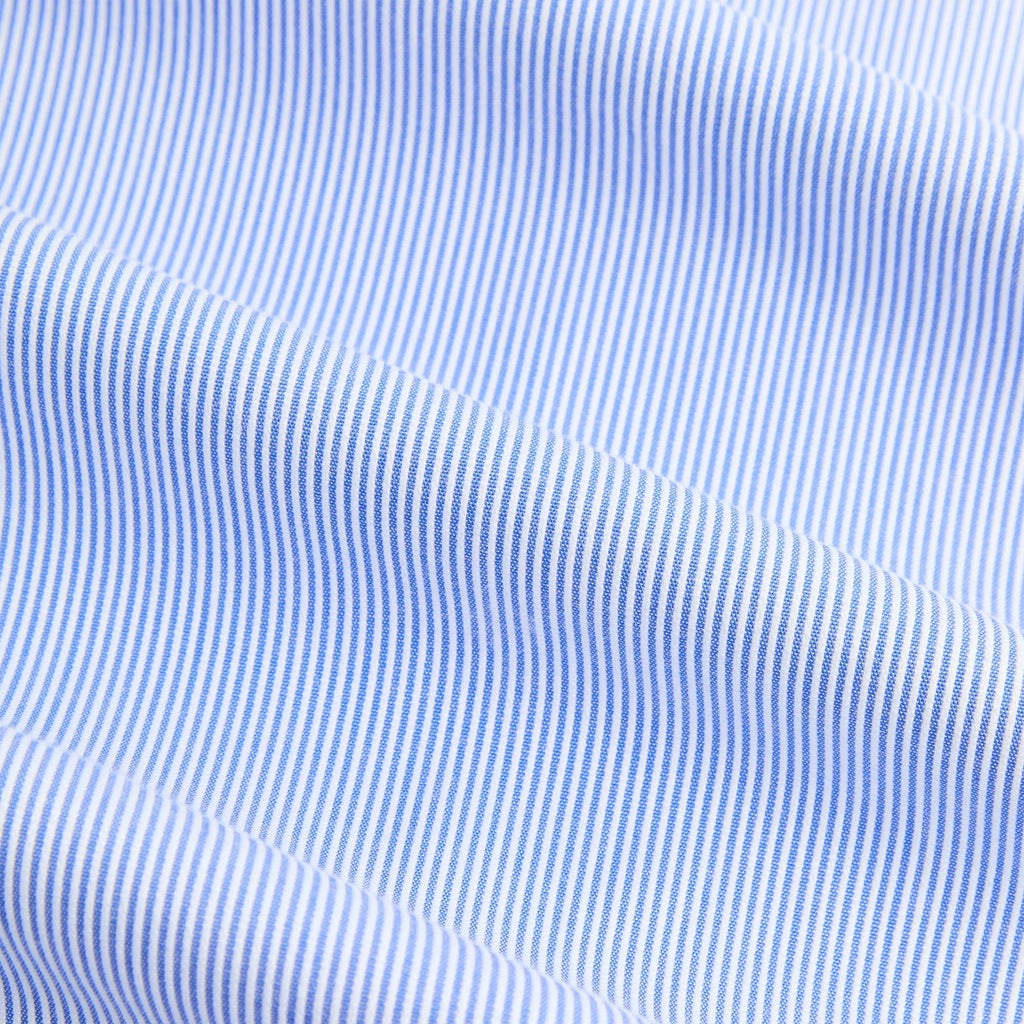 Kith Textured Microstripe Ian Popover Shirt - Marina