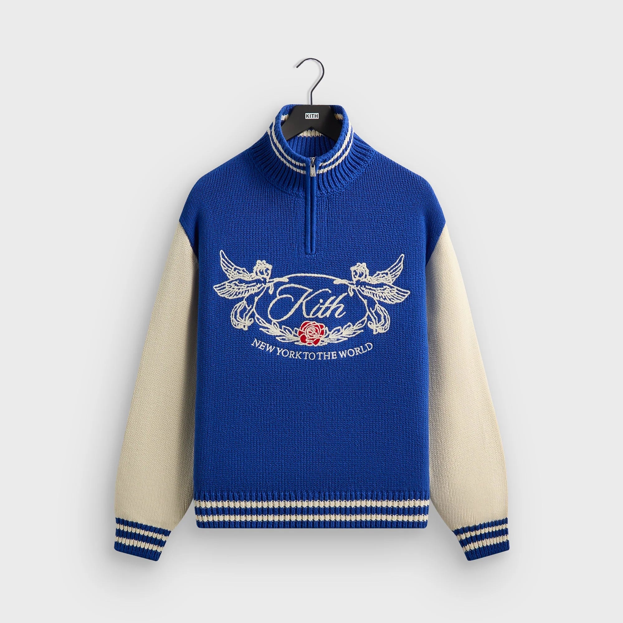 Kith Quarter Zip Wyona Sweater - Cyclone