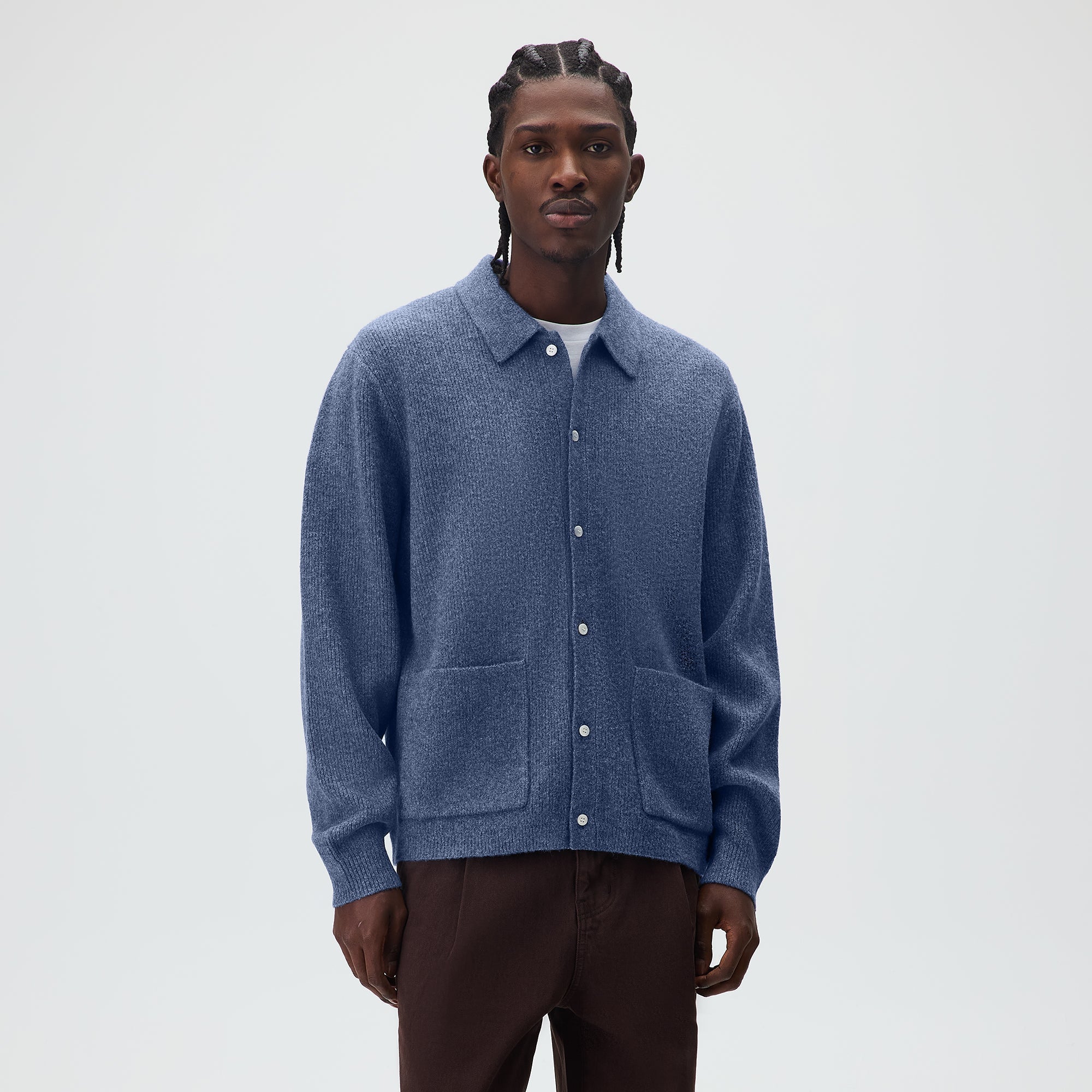 Kith Boucle Knit Hastings Cardigan - Farrow