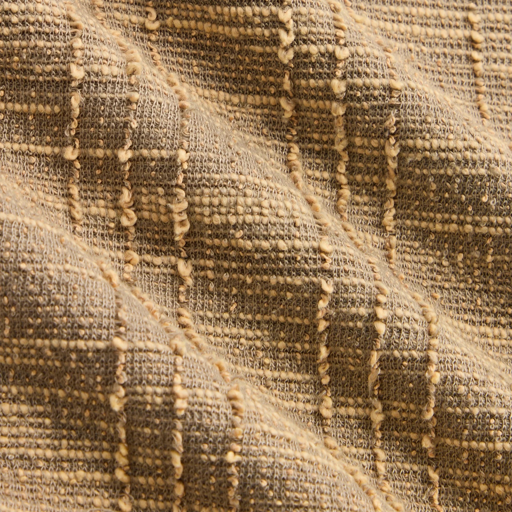 Kith High Twist Tweed Graham Polo - Palomino