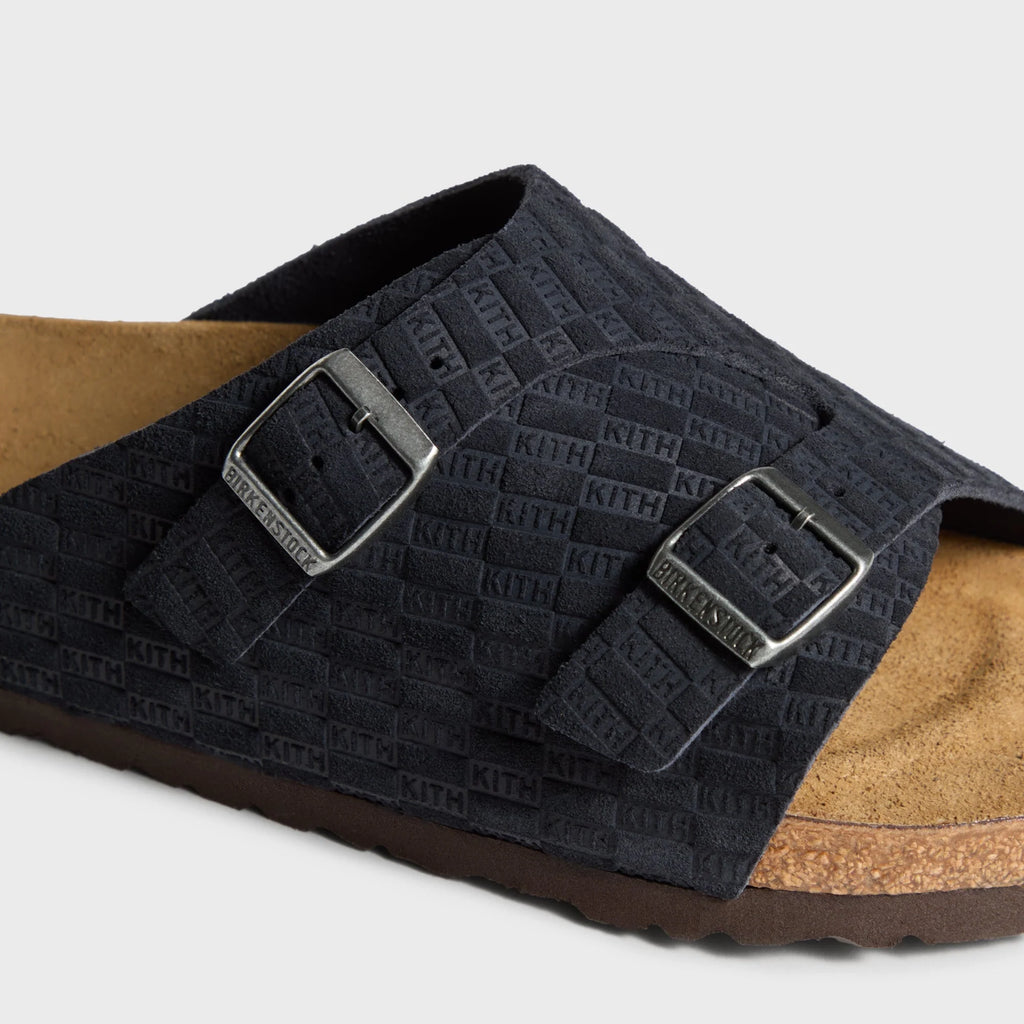 Kith for Birkenstock WMNS Zurich Deboss - Midnight