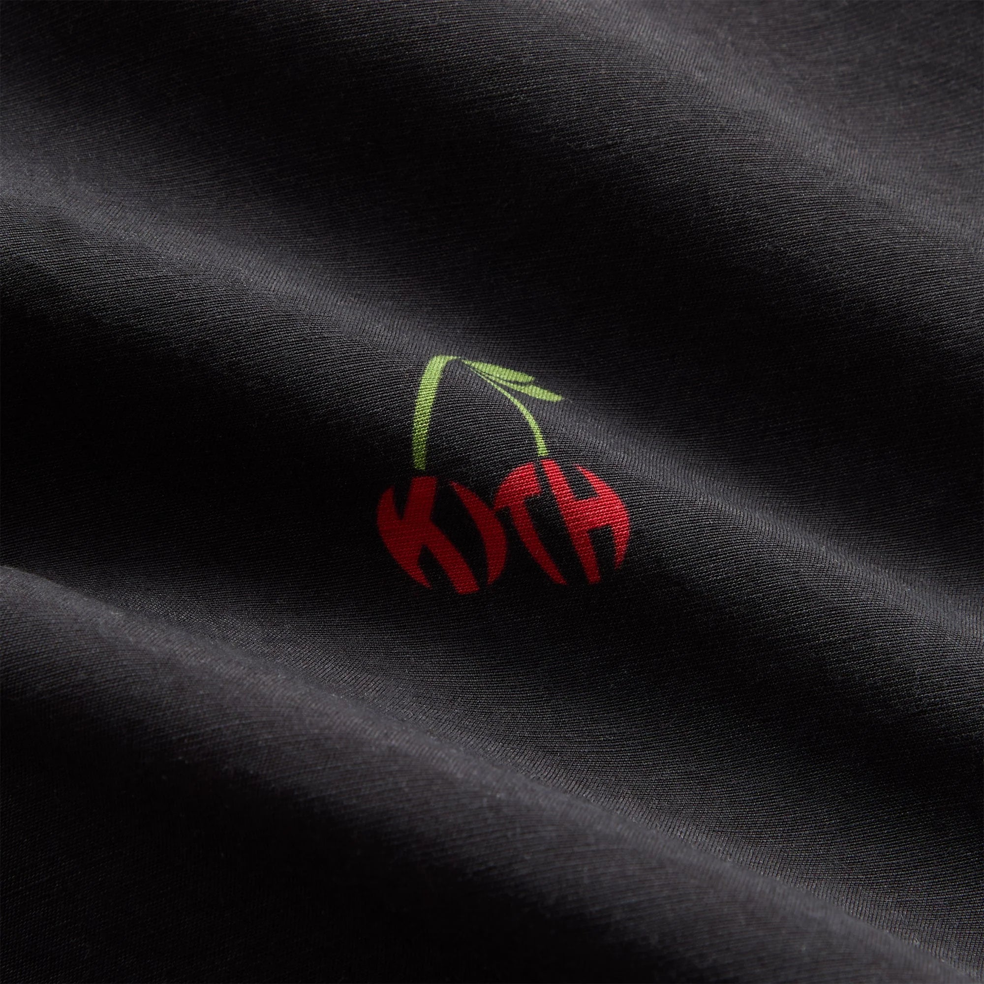 Kith Printed Cherry Cupro Linen Active Short - Black