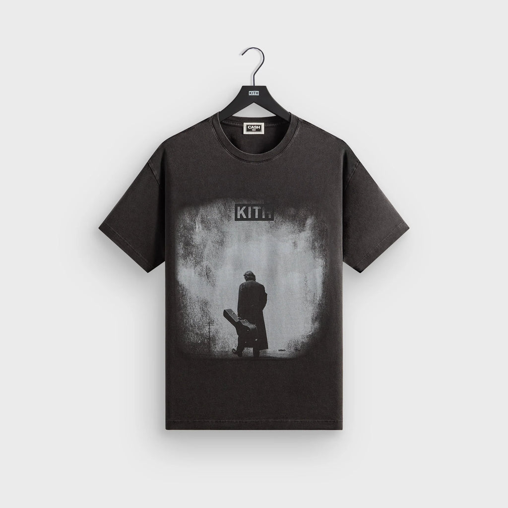 Kith Records for Johnny Cash I Walk The Line Vintage Tee - Black