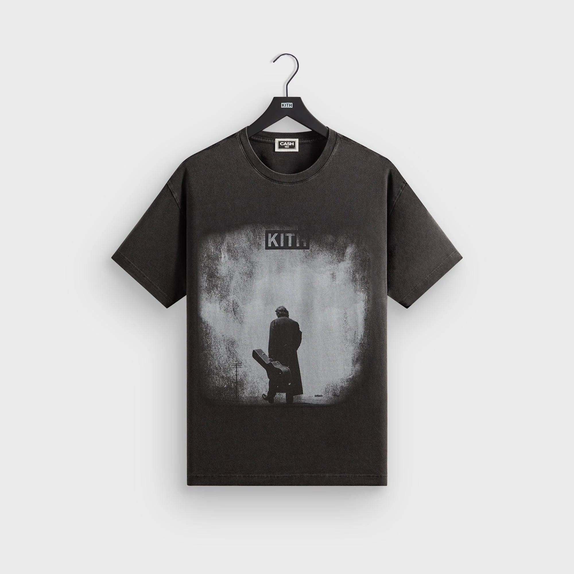 Kith Records for Johnny Cash I Walk The Line Vintage Tee - Black