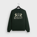 Kith Ivy Emblem Crewneck Sweater - Ivy Green