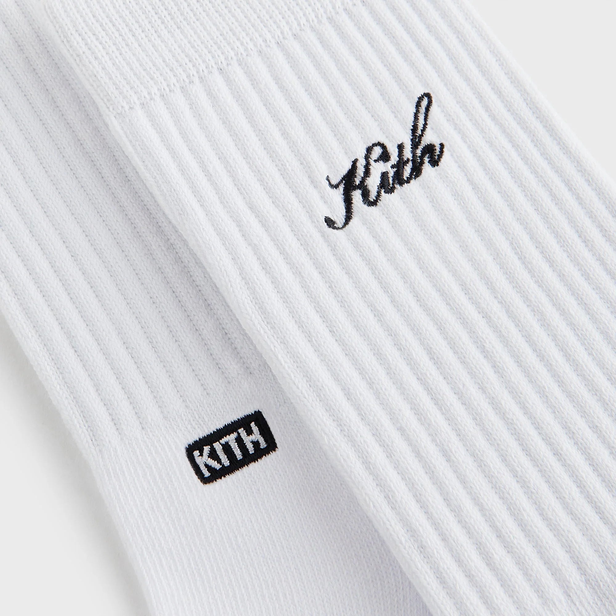 Kith 3-Pack Script Cotton Crew Socks - Multi
