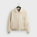 Kith & AVIREX for the New York Knicks Patrick Ewing Legend Jacket - Sandrift