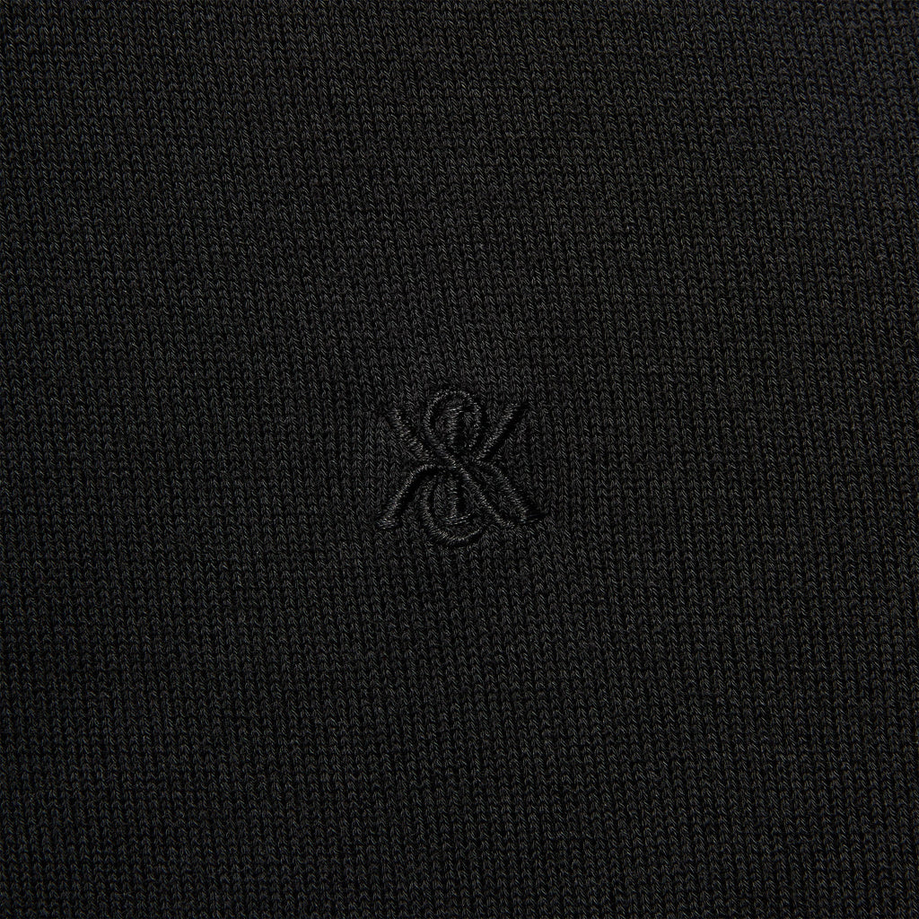 Kith Super Fine Viscose Knit Carrington Tee - Black